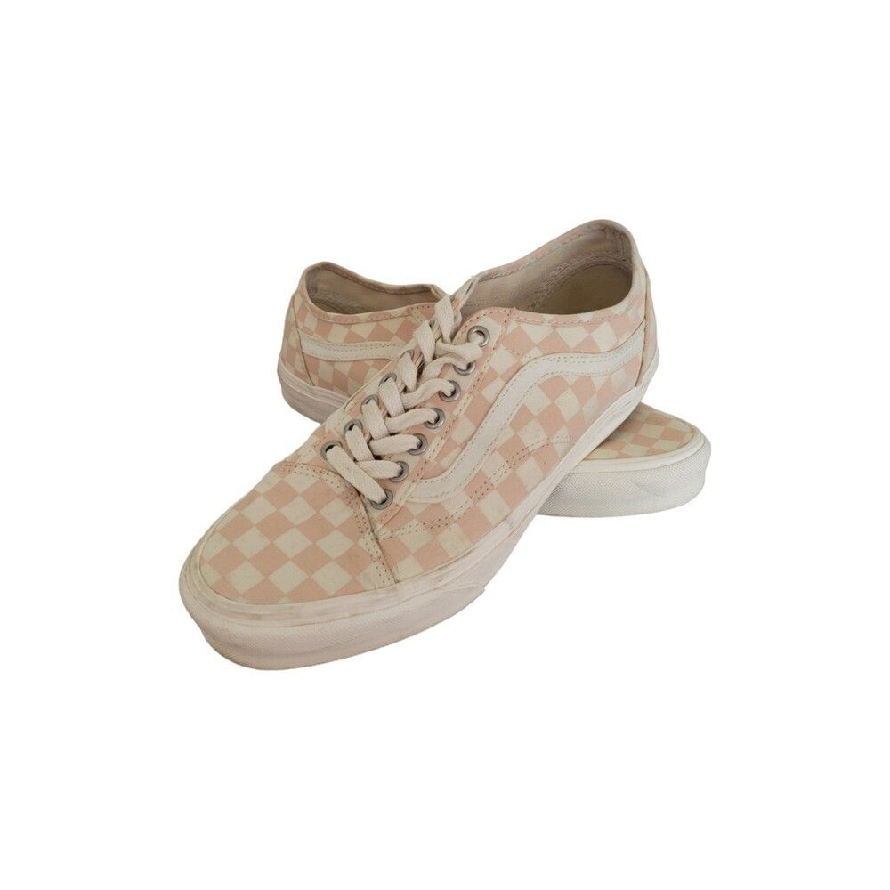 Vans Checkerboard Off The Wall Skate Shoe W 9.5 Pink